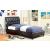 Hendrik Leatherette/Wood Tufted Platform Bed w/Speakers