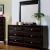 Winsor Leatherette/Wood Panel Bedroom Set