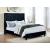Ryleigh Fabric/Wood Platform Tufted Bed, Queen Size