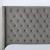 Ryleigh Fabric/Wood Platform Tufted Bed, Queen Size