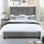 Ryleigh Fabric/Wood Platform Tufted Bed, Queen Size