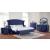 Alzir Fabric/Wood Tufted Panel Bedroom Set