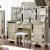 Loraine Mirror/Wood Vanity Set