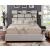Gemma Fabric/Wood Platform Bed w/LED Lights & USB, Eastern King Size