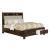 Tywyn Fabric/Wood Panel Storage Bed w/LED Lights