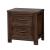 Tywyn Wood Nightstand w/2 Drawers & USB Charger