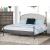 Sinead Fabric/Metal Low Poster Bed, Full Size