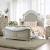 Pembroke Fabric/Wood Panel Bed, Queen Size
