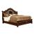 Flandreau Leatherette/Wood Panel Bed, Eastern King Size