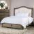 Belgrade Fabric/Wood Panel Bed, Queen Size