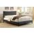 Ennis Fabric/Wood Platfrom Bed, Queen Size