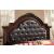 Esperia Leatherette/Wood Panel Bed, Queen Size