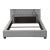 Cayla Fabric/Wood Tufted Platform Bed, Eastern King Size