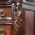 Arcturus Marble/Wood Nightstand w/3 Drawers