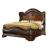 Arcturus Leatherette/Wood Panel Bed, California King Size