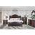 Arcturus Leatherette/Wood Panel Bedroom Set