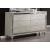 Manar Mirror/Wood Double Dresser w/6 Drawers