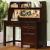 Omnus Wood Desk w/4 Drawers & Hutch