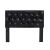 Velen Fabric/Leatherette/Wood Platform Tufted Bed