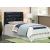 Velen Fabric/Leatherette/Wood Platform Tufted Bed