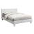 Velen Fabric/Leatherette/Wood Platform Tufted Bed, Full Size