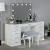 Valentina Glass/Wood Storage Vanity Dresser w/11 Drawers & Stool