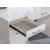 Yasmine Wood Storage Vanity Dresser w/9 Drawers, LED Mirror & Stool