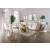 Cilegon Glass/Wood Rectangular Dining Set
