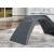 Nahara Glass/Wood Oval Coffee Table Set