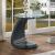 Nahara Glass/Wood Round End Table