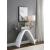 Nahara Glass/Wood Sofa Table