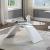 Nahara Glass/Wood Oval Coffee Table Set