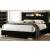 Carlie Metal/Wood Platform Storage Bed w/LED Light, California King Size