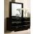 Carlie Metal/Wood Double Dresser w/6 Drawers