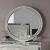 Valletta Polyresin/Wood Oval Mirror