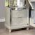Valletta Polyresin/Mirror/Wood Nightstand w/2 Drawers & USB Charger