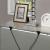 Valletta Polyresin/Mirror/Wood Nightstand w/2 Drawers & USB Charger