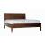 Willamette Wood Platform Bed, Queen Size