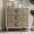 Jakarta Wood Small Chest w/3 Drawers