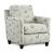 Pocklington Fabric/Wood Accent Arm Chair