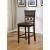 Flick Leatherette/Wood Counter Height Dining Chair, Set of 2