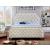 Claudine Fabric/Wood Tufted Panel Bed, Queen Size
