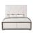 Fabio PU/Wood Panel Bed w/LED Light
