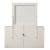 Fabio PU/Wood Panel Bedroom Set w/LED Light