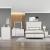 Fabio PU/Wood Panel Bedroom Set w/LED Light
