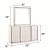 Fabio PU/Wood Panel Bedroom Set w/LED Light