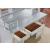 Tracy Wood/Mirror Storage Vanity Dresser w/9 Drawers & Stool