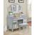 Tracy Wood/Mirror Storage Vanity Dresser w/9 Drawers & Stool