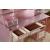 Tracy Wood/Mirror Storage Vanity Dresser w/9 Drawers & Stool