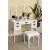 Ashland Wood Storage Vanity Dresser w/5 Drawers, Mirror & Stool